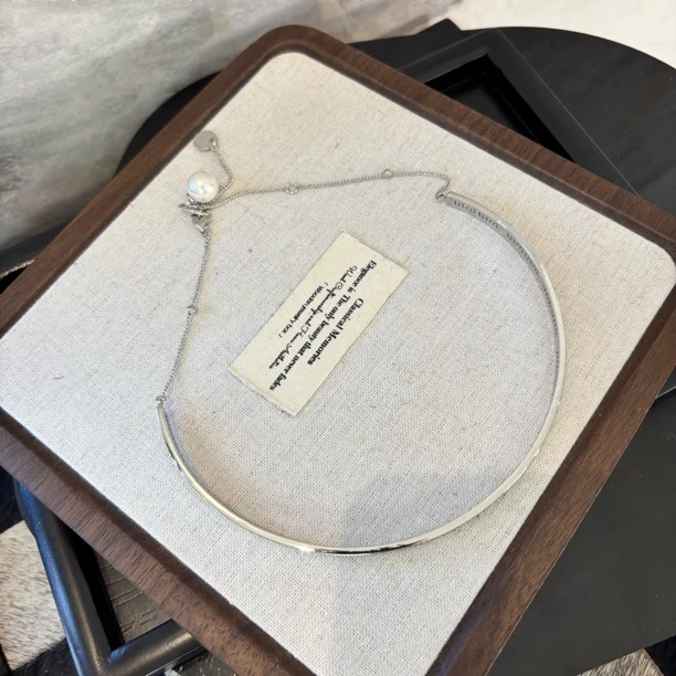 铜合金项链 单z妹妹字母项链XL2743