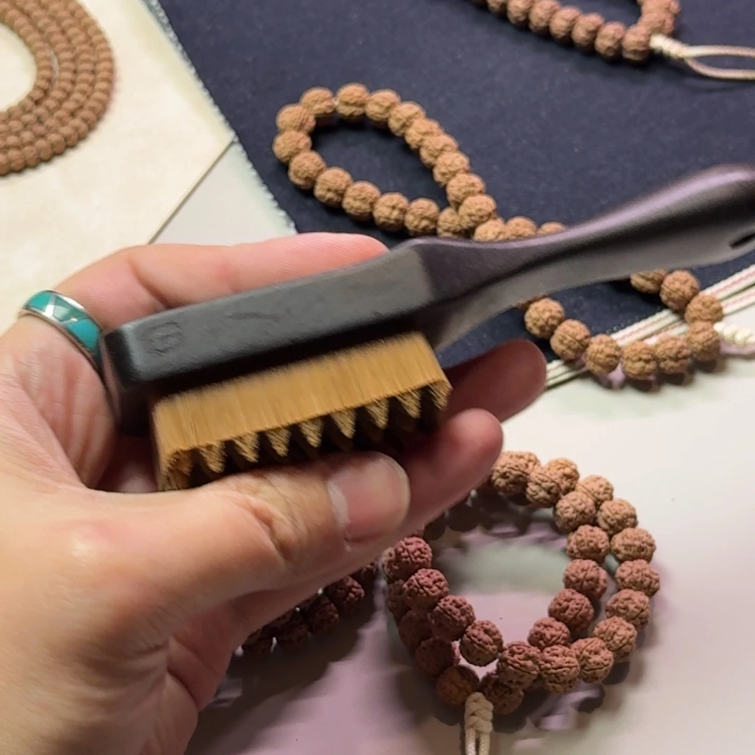 吊坠金刚菩提黑檀木文玩刷