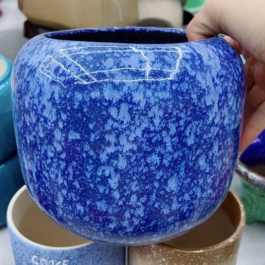 多肉绿植陶瓷花盆9.9包邮，有空