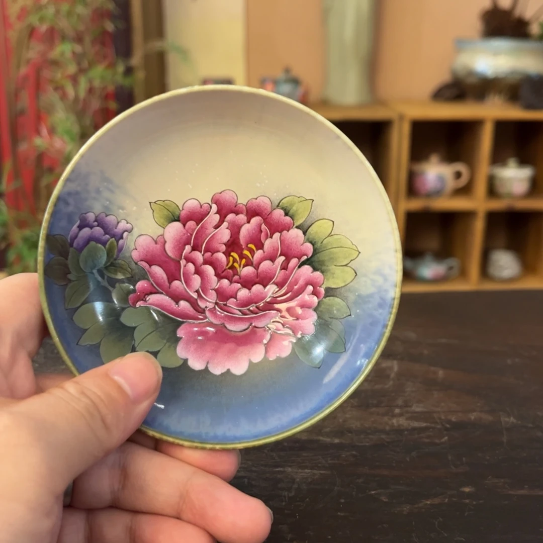 柴烧手工手绘陶瓷
