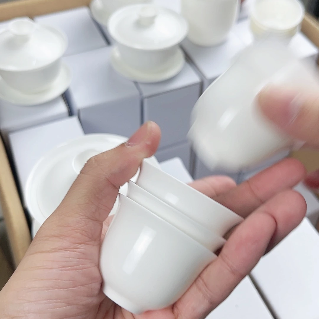 【闪购商品】6美人杯骨瓷杯子超薄胎