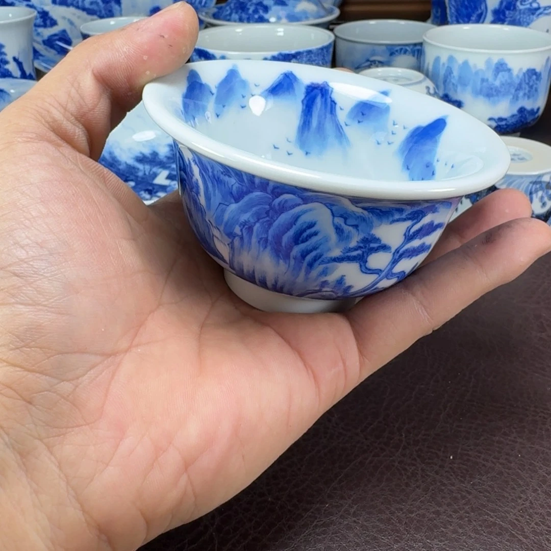 瓷片当代景德镇陶瓷手绘茶具