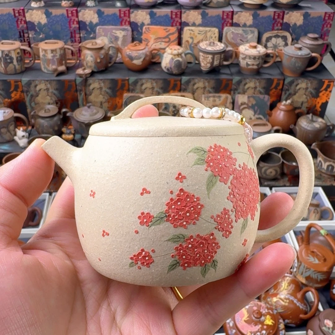茶壶紫砂150ml原矿精工半手
