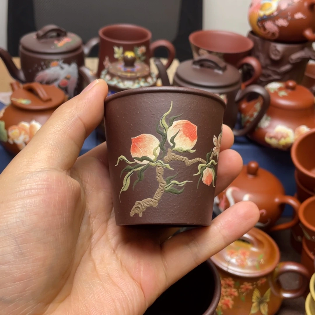 茶杯紫砂紫砂主人杯100cc