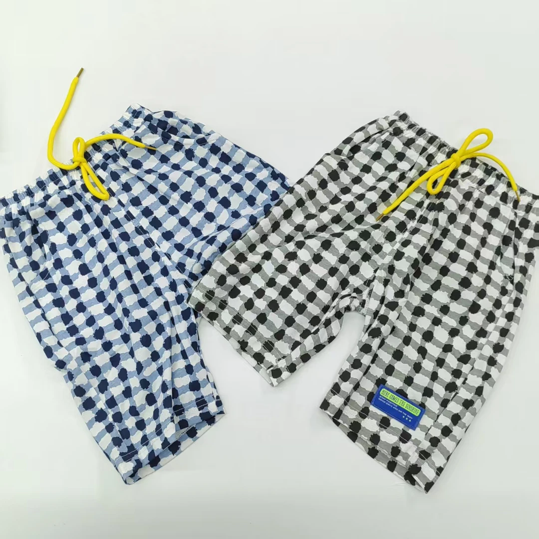 旺贝特迷糊格中裤027083-1