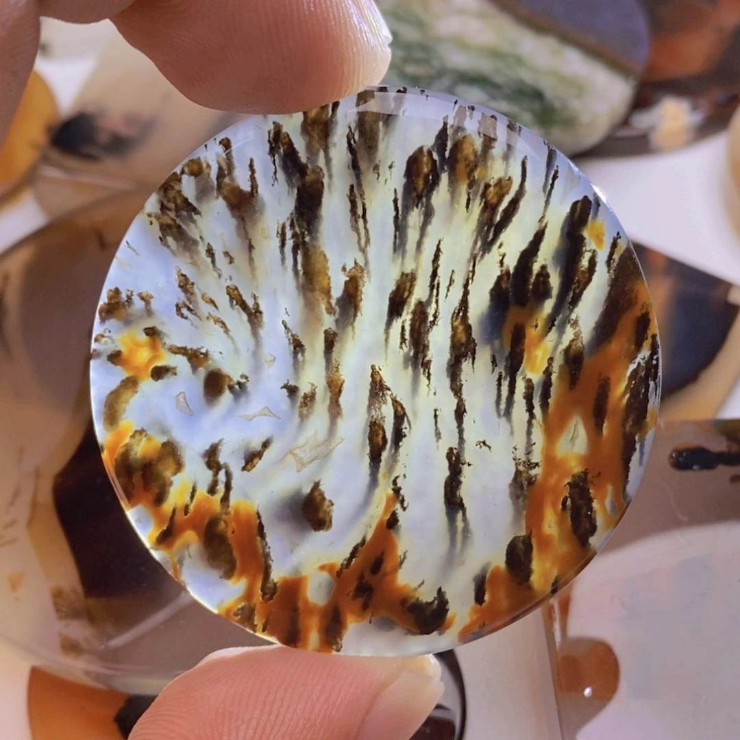 玛瑙/玉髓吊坠(不含链)未镶嵌雨*