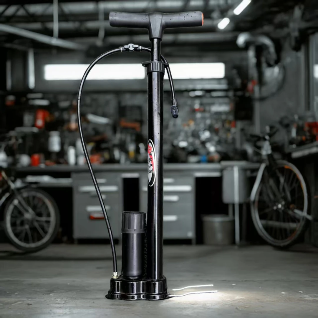 打气筒自行车电动车汽车通用家用充气泵爆冲打气筒真空胎打气筒