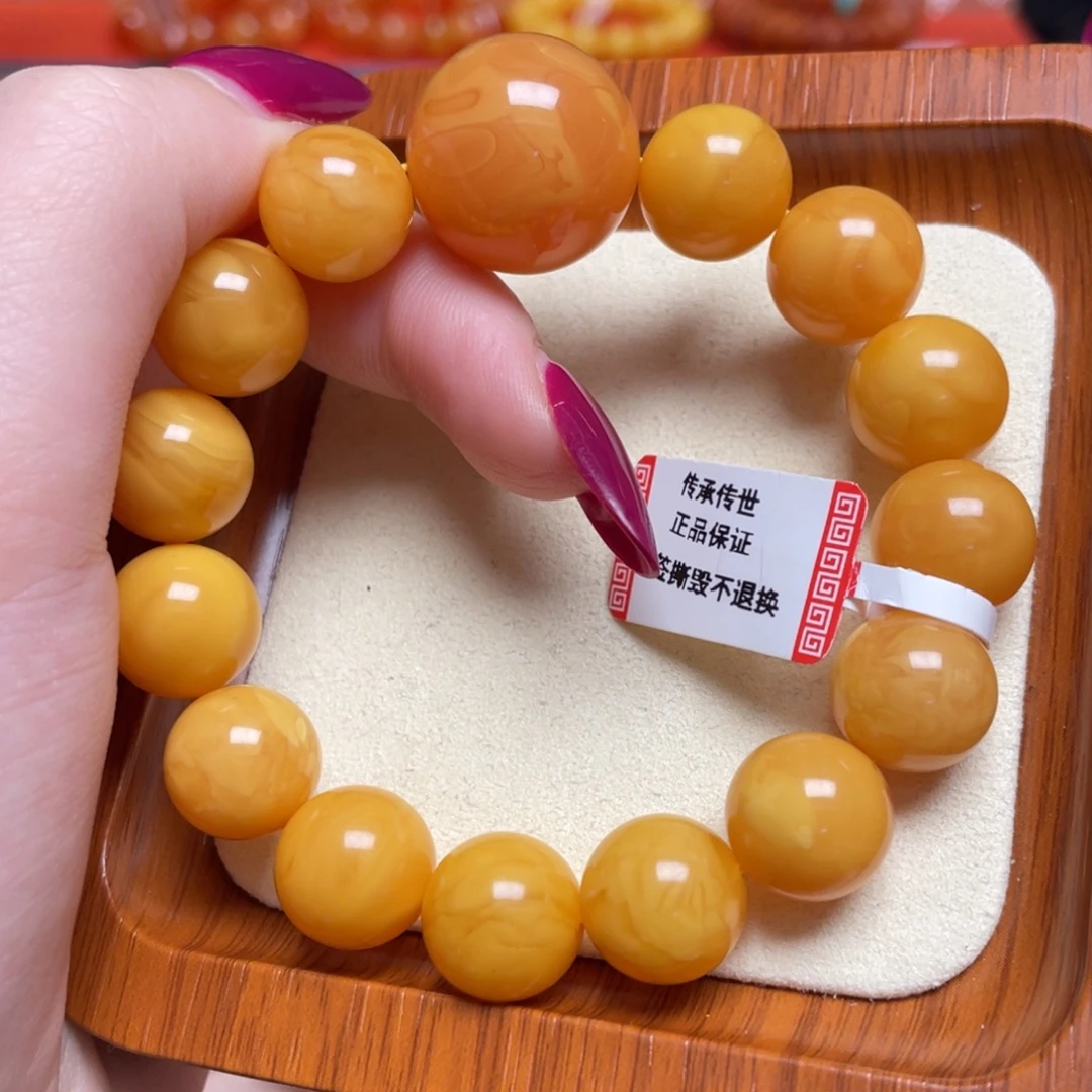 蜜蜡未镶嵌手链手串