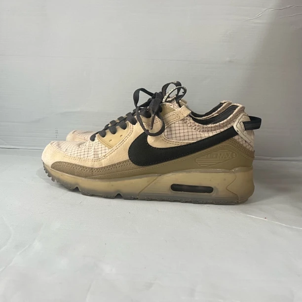 40码 耐克 低帮休闲跑步鞋 男女同款 卡其色 Nike Air Max 90