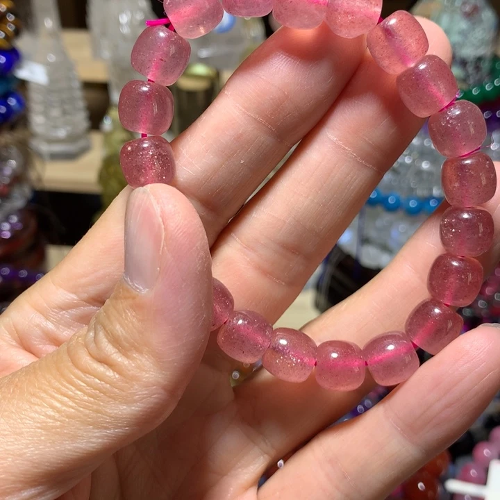 手串未镶嵌水晶9mm桶珠手串