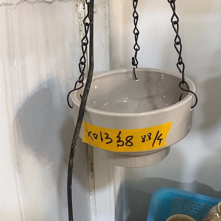 摆件陶盆有孔 微瑕介意勿拍