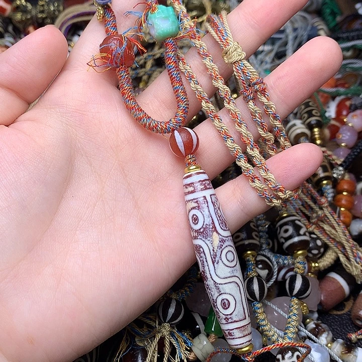 玛瑙/玉髓未镶嵌发一条