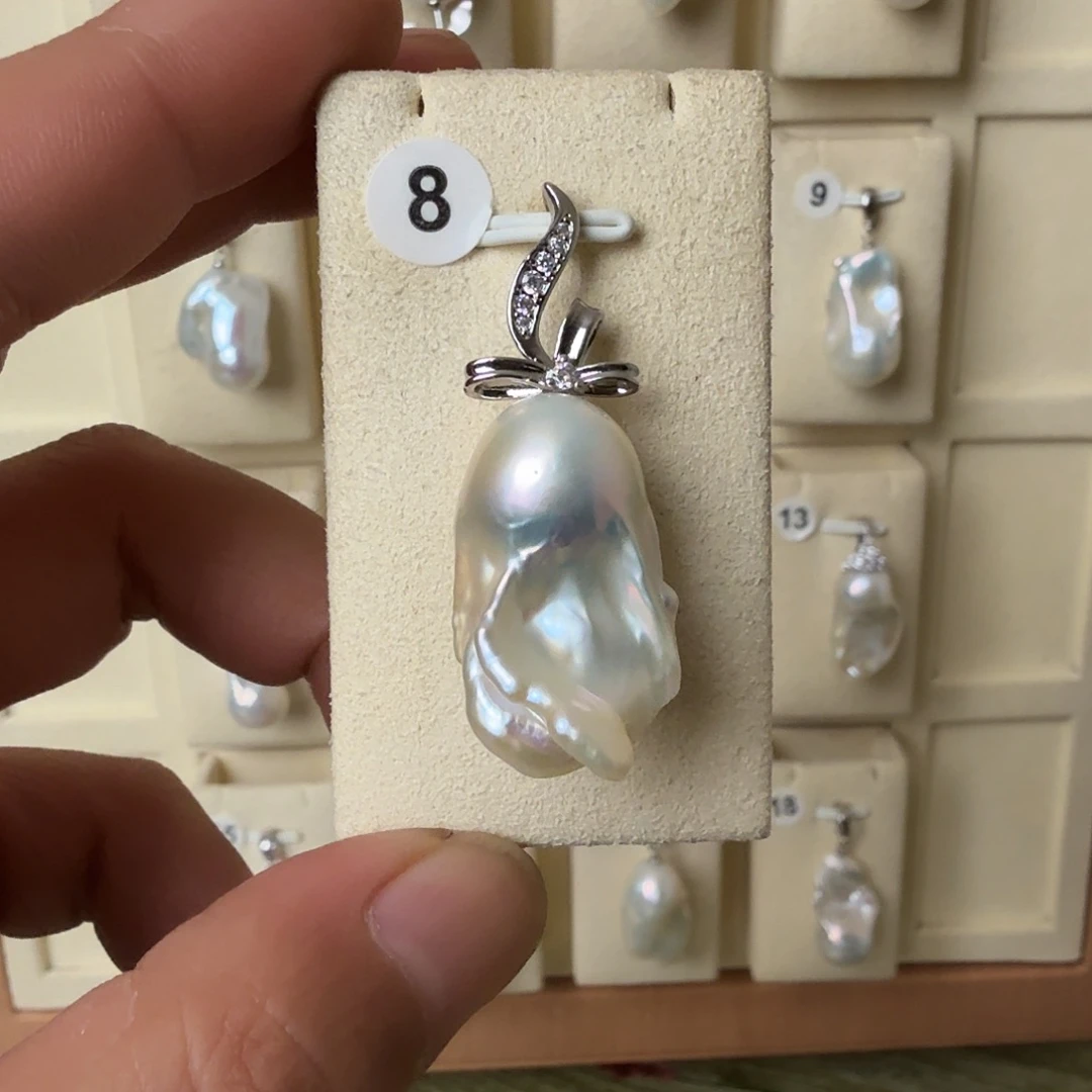 颈饰合金淡水珍珠