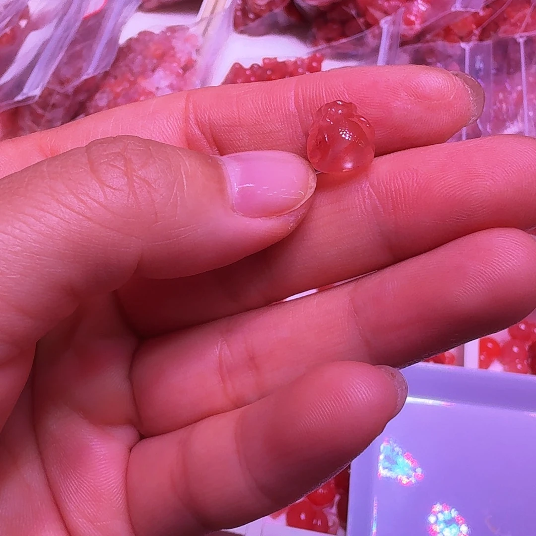 烟晶手链未镶嵌南红