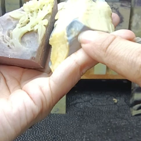 老挝石青田龙蛋石