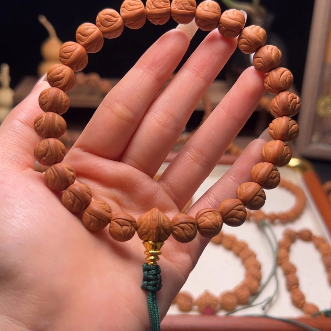 木质类陕西龙纹桃核1.0