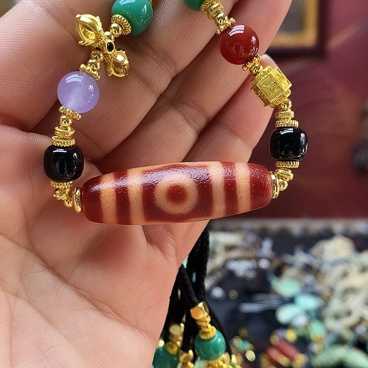 玛瑙/玉髓合金颈饰