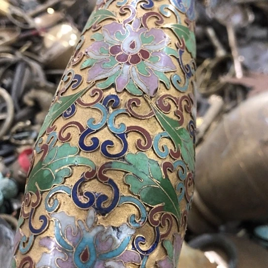 看***陣闪电购铜摆件工艺品