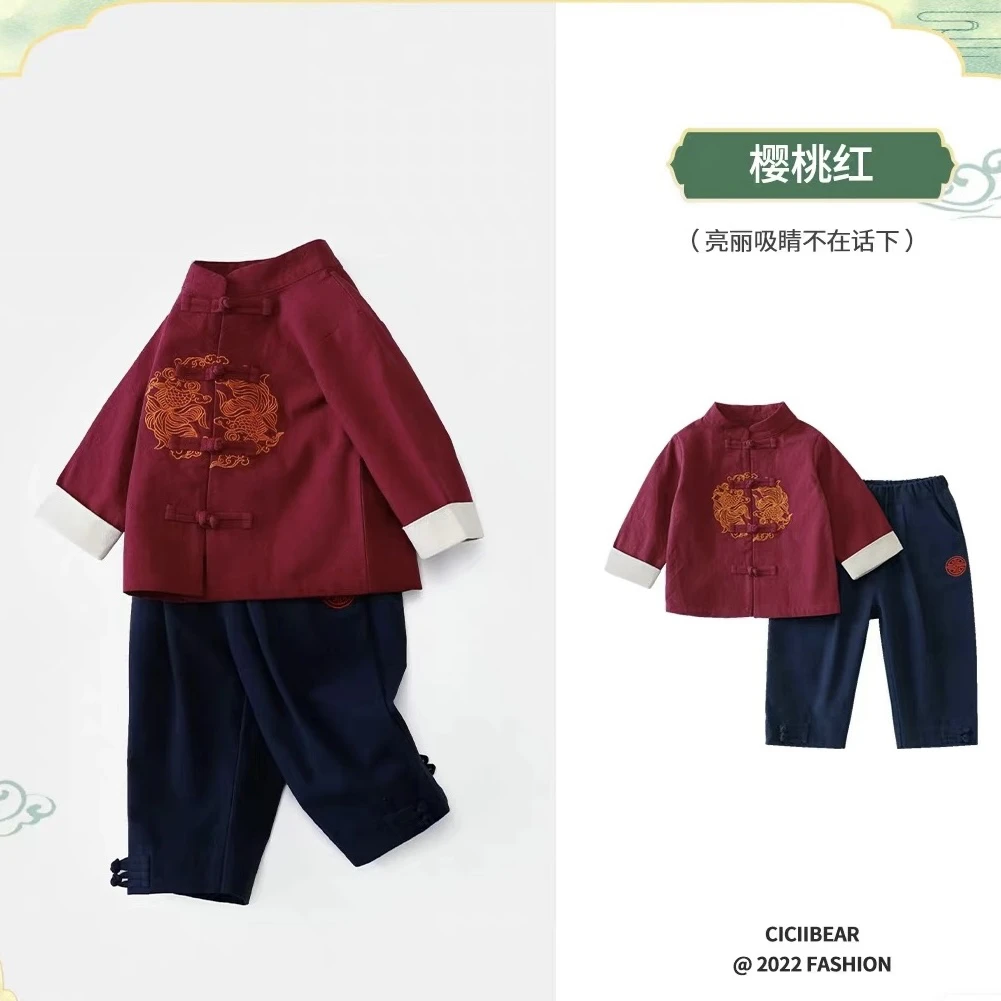 6C国风套装唐装7923