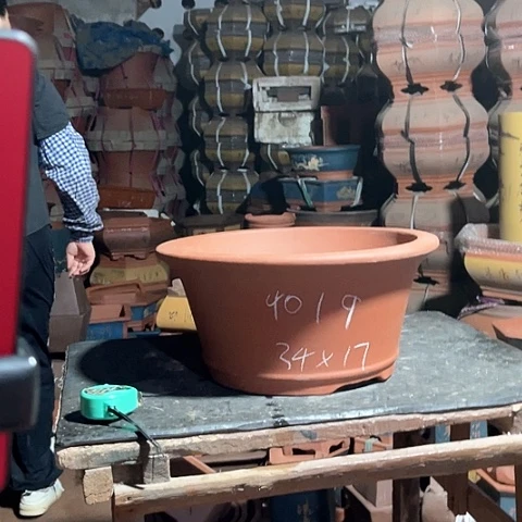 紫砂花盆大碗盆一个