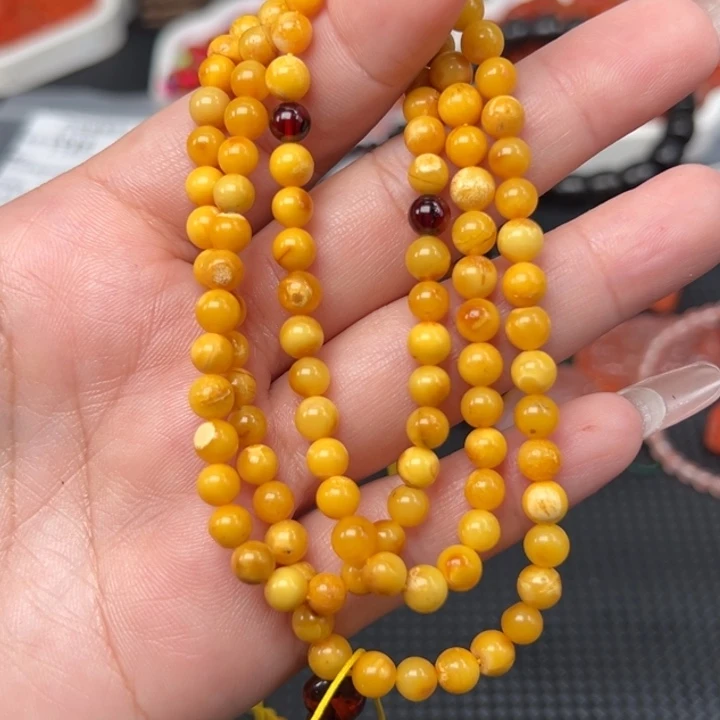 琥珀颈饰未镶嵌多样性