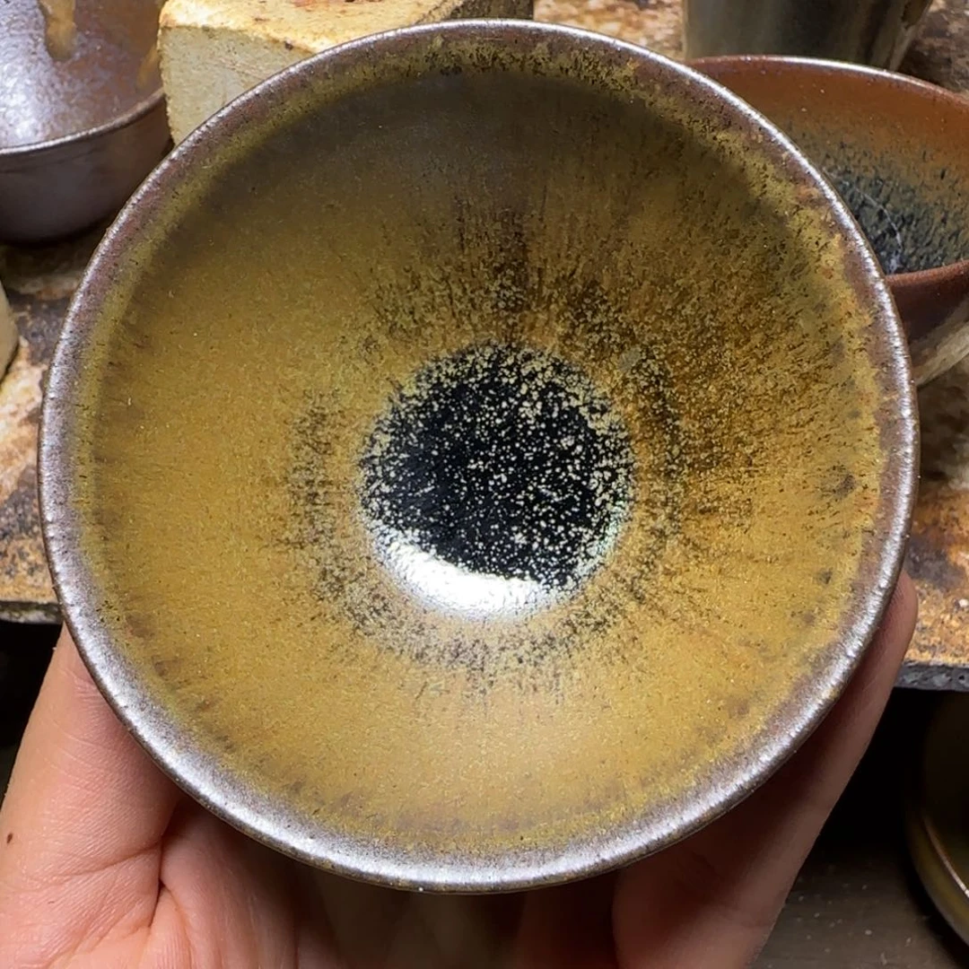 一***茶茶盏柴烧建盏闪购链接967