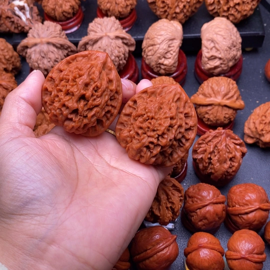 把件文玩核桃45官帽