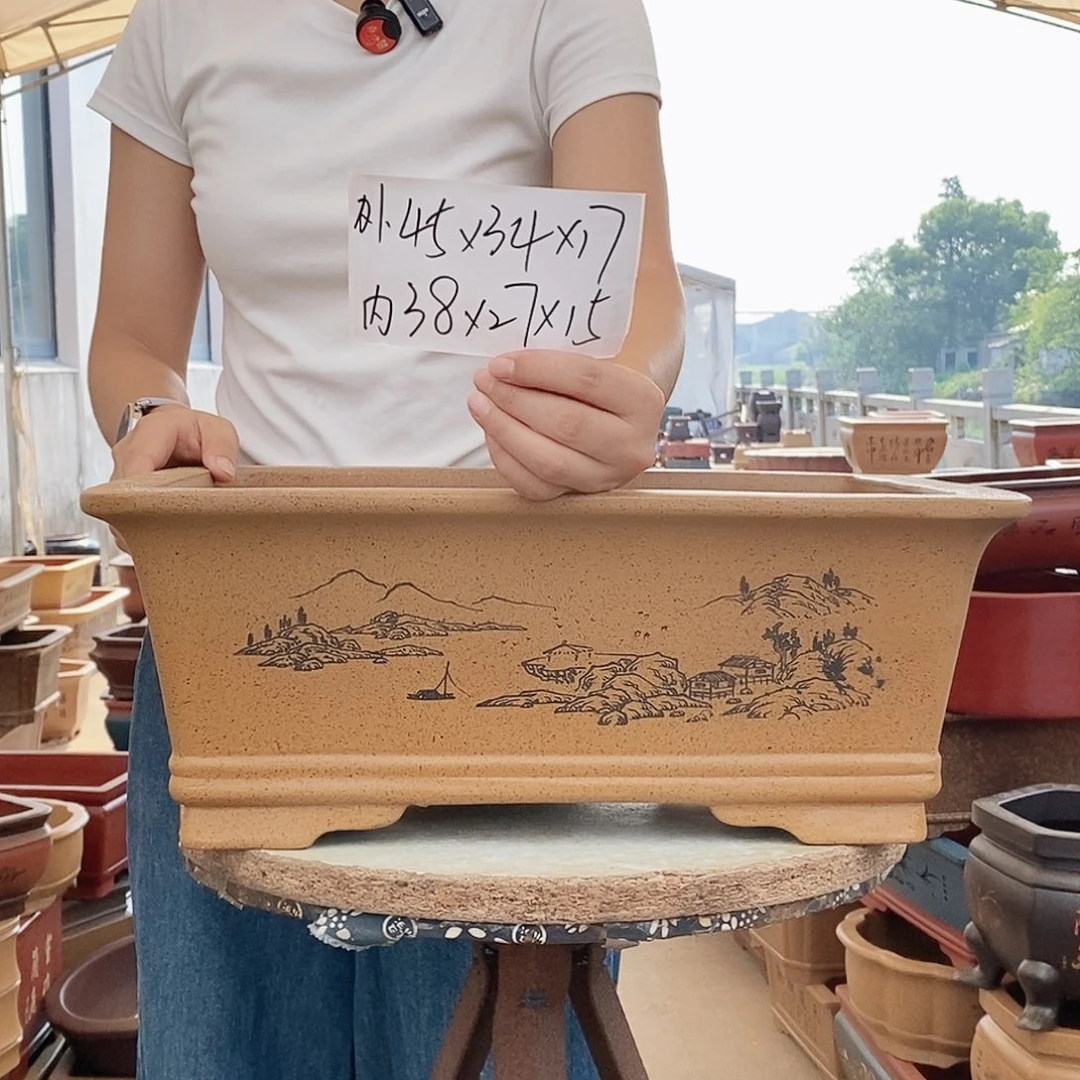 紫砂花盆紫砂花盆
