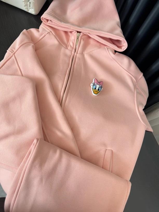 【劉發發】W511【卡通套装】新款韩版休闲百搭高级运动套装