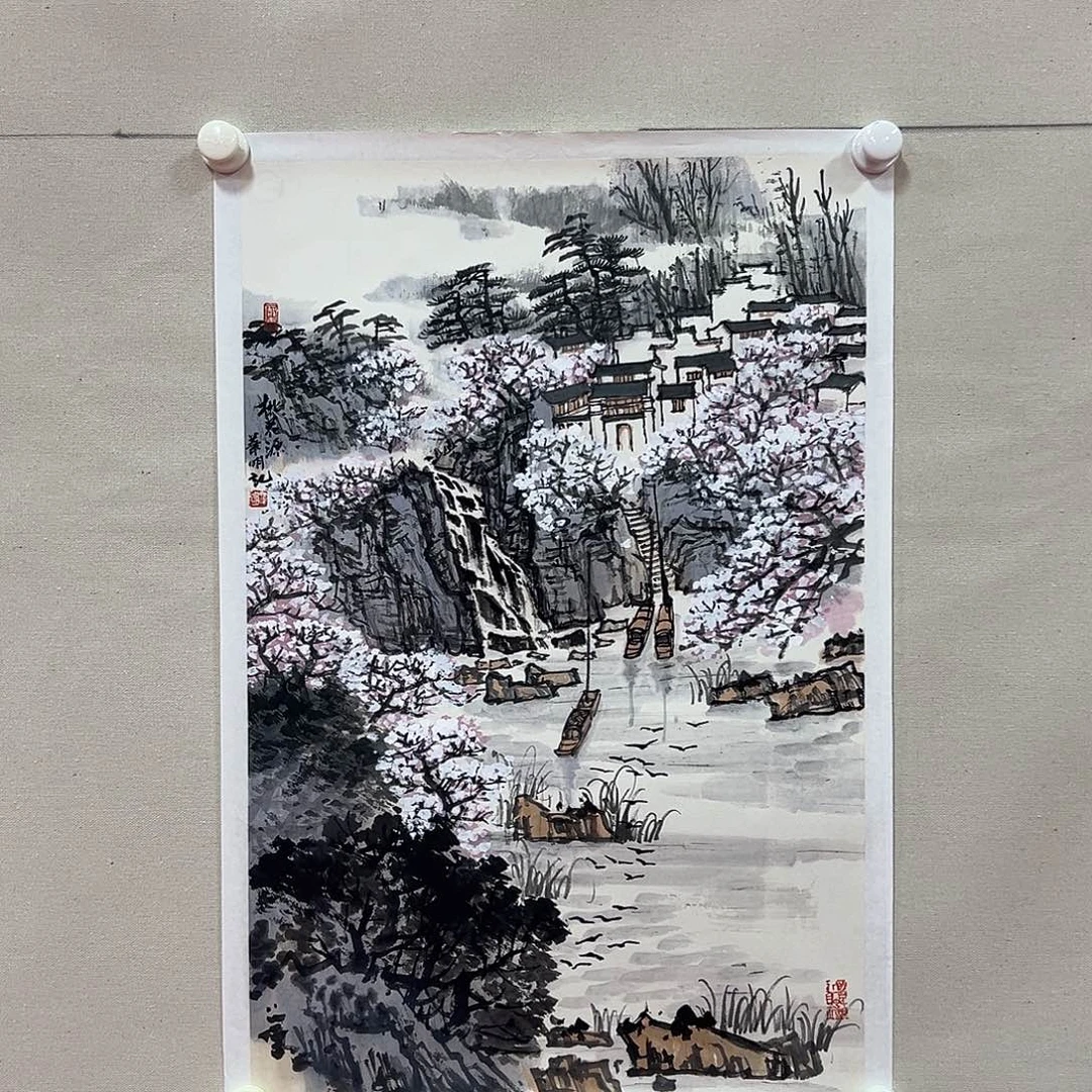 国画丁华明出版作品