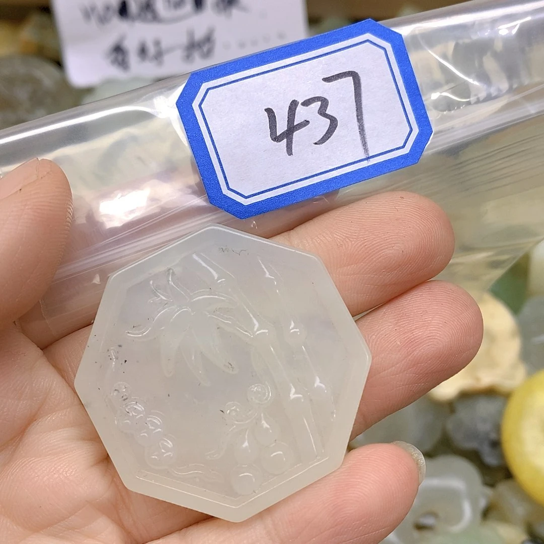 蛇纹石玉颈饰未镶嵌437