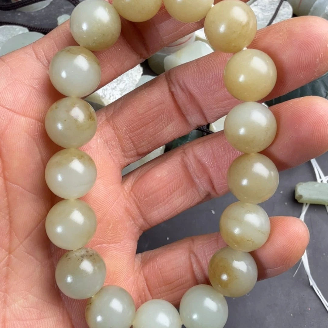 和田玉手链未镶嵌