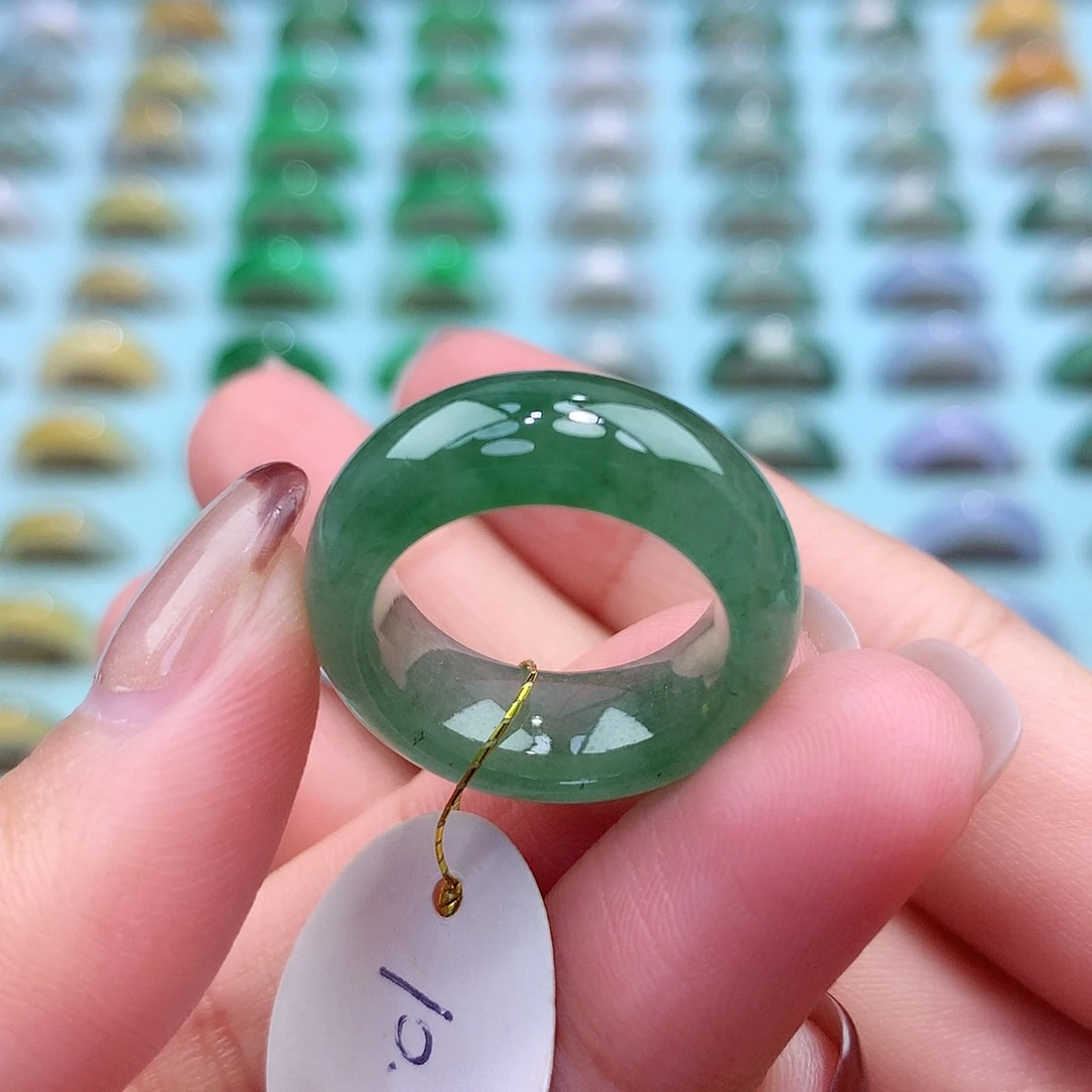 未镶嵌戒指翡翠1011圈