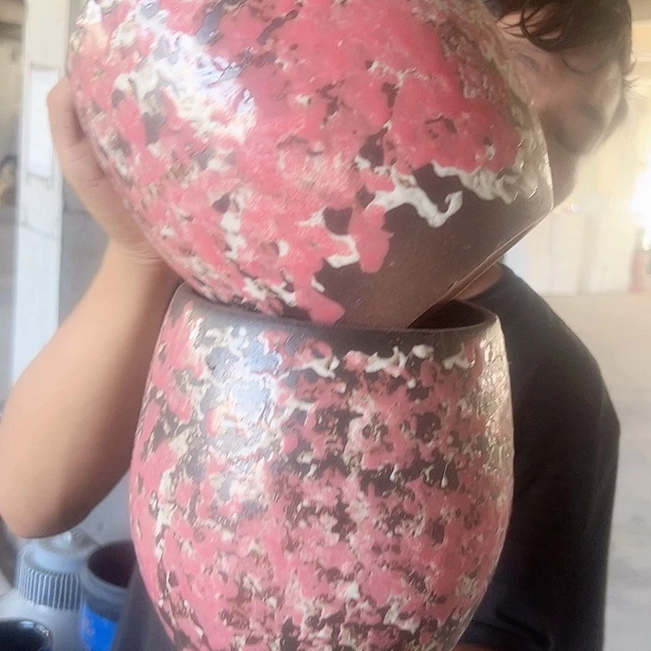 紫砂花盆高18口16