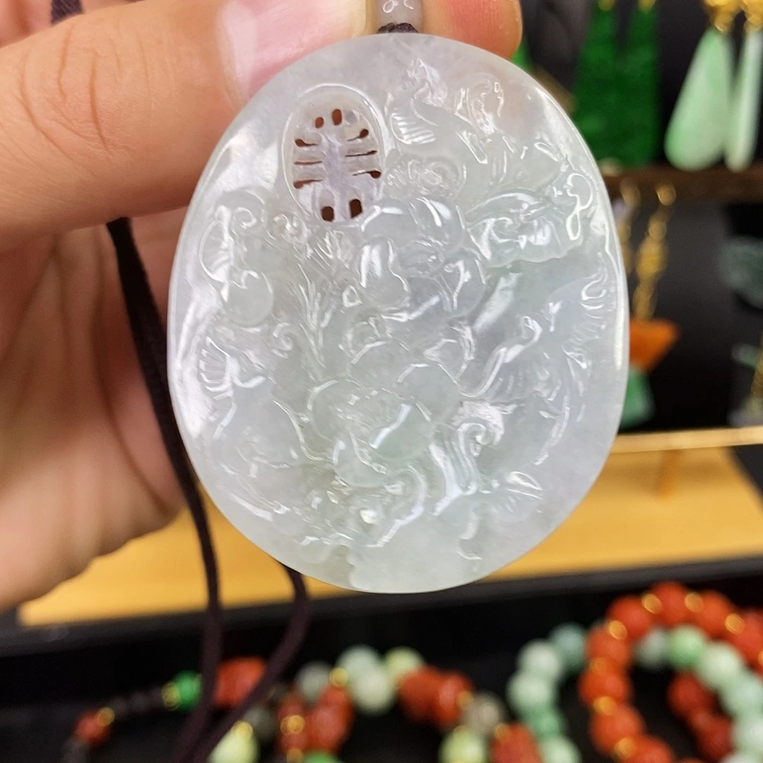 颈饰未镶嵌翡翠吊坠
