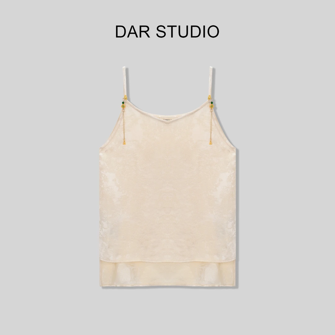 DAR STUDIO【海棠】2024国风新中式 吊带背心女打底春夏款 8047