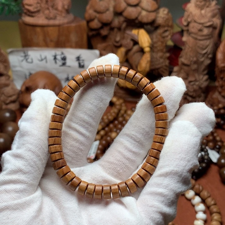 手串/手链檀香木老山檀47药片瑕疵