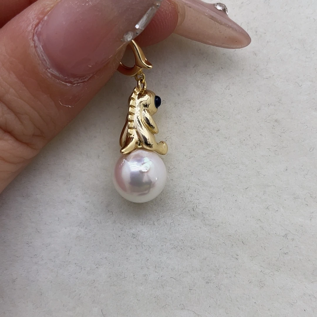 颈饰银S925镶嵌海水珍珠