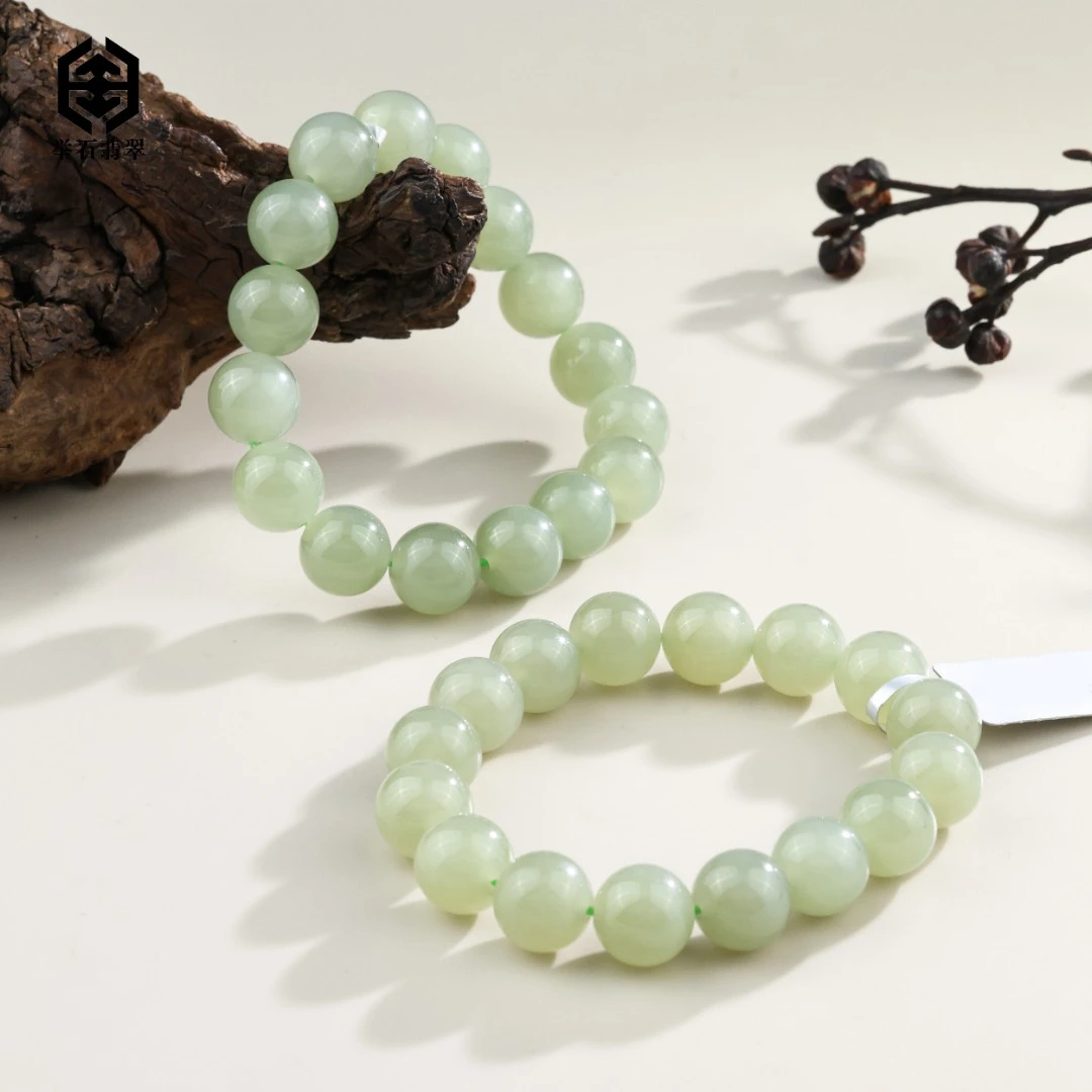 【举石臻品】TH1217-693-120和田玉手串（一件/多样性发/约11mm+）v