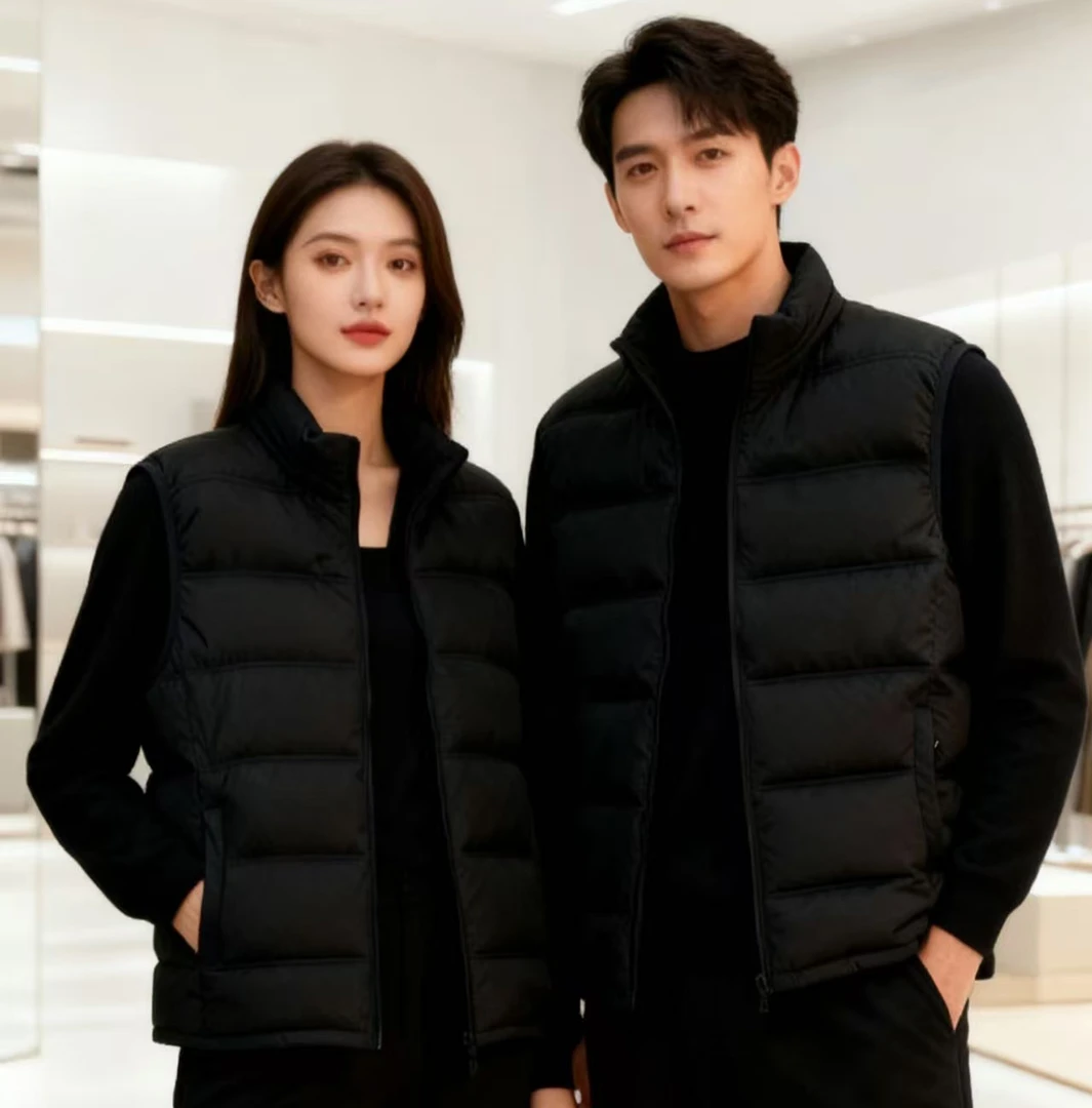 【华仔联名】新款秋冬立领棉马甲男女同款百搭保暖外套
