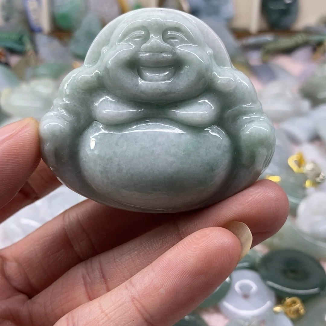 颈饰未镶嵌翡翠天然