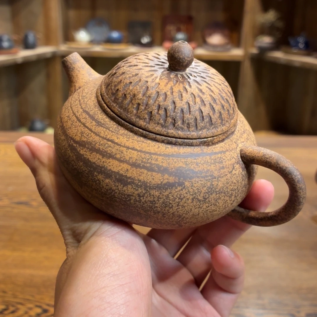 柴烧老岩泥茶器皿