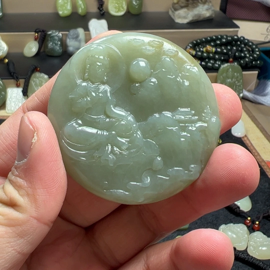 财***人和田玉（糖玉）未镶嵌颈饰