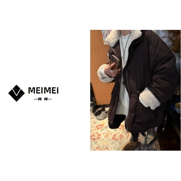 XMM《TY卷卷毛领羽绒服》秋冬新款时尚百搭洋气休闲小众羽绒服97959