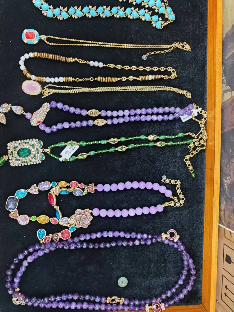 铜合金合成锆石耳饰 铜合金时尚中古KH0003直播专用链接