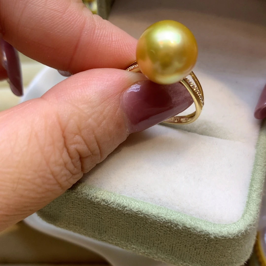 未镶嵌戒指海水珍珠