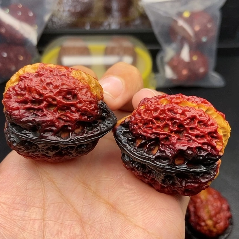 【闪购商品】把件文玩核桃39尺领头羊蟾