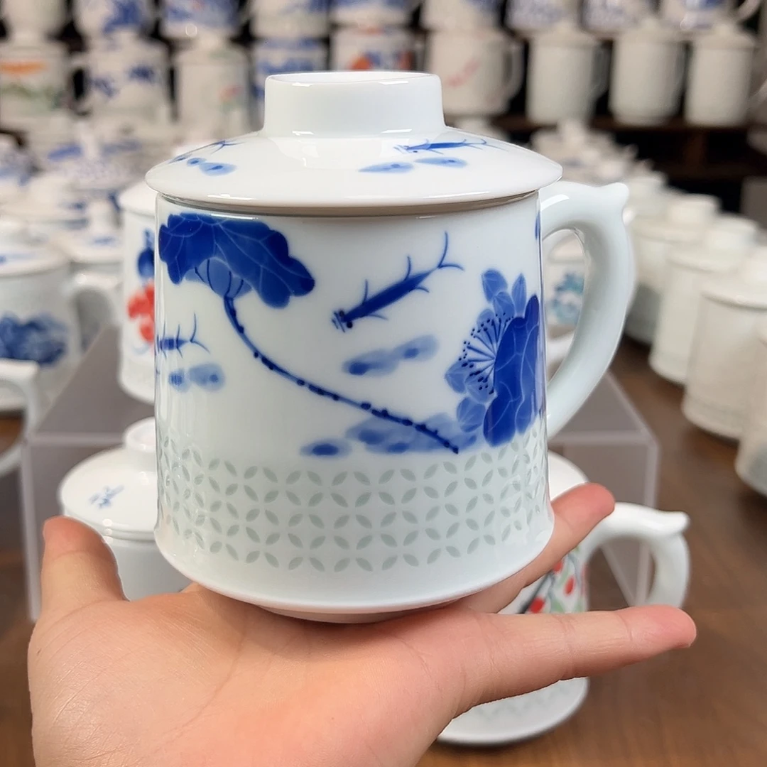 景德镇高温陶瓷家用办公杯