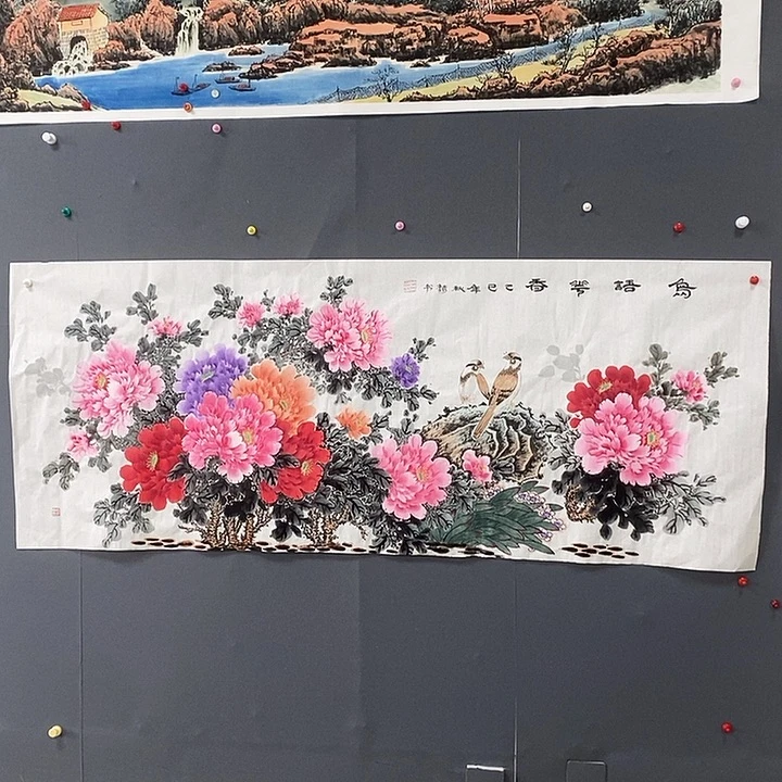 波***哥国画牛社军70/180手绘画新
