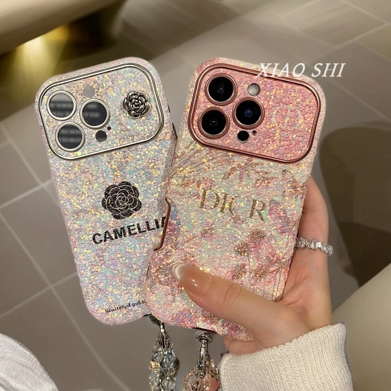 秒变17promax大视窗亮片全包软边适用苹果16/15/14pm手机壳女款